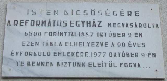 A CSÍKSZEREDAI REFORMÁTUS IMAHÁZ