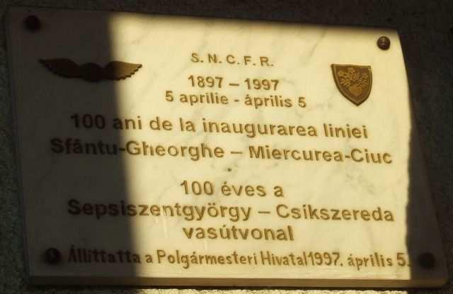 A SEPSISZENTGYÖRGY - CSÍKSZEREDA VASÚTVONAL