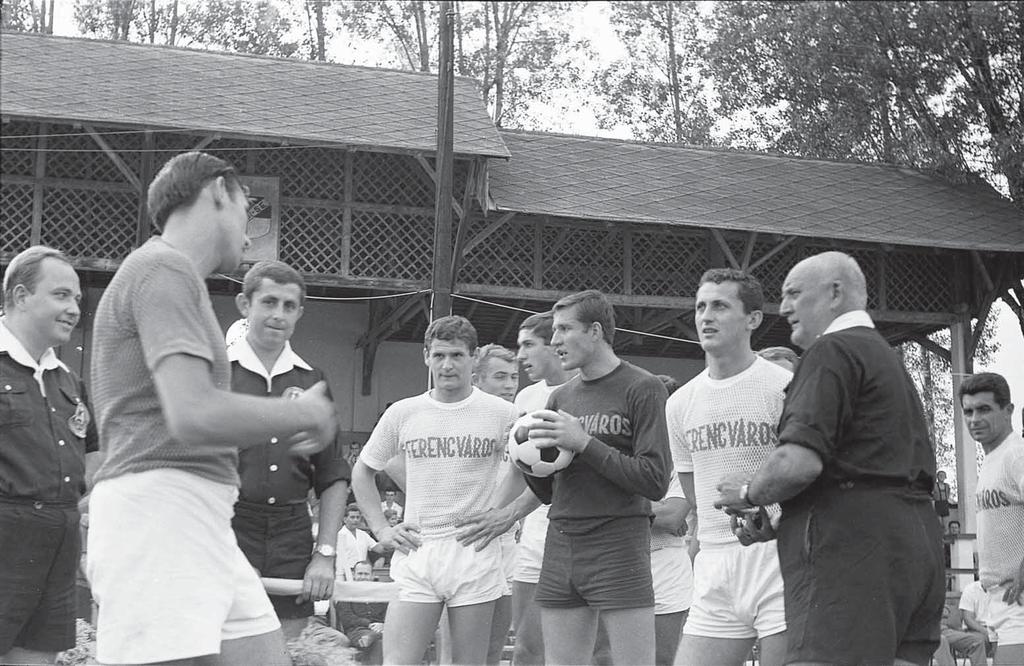 c 206. 1968. szeptember 4. Kinizsi-Ferencváros barátságos labdarúgó mérkőzés. Végeredmény: 0-2.