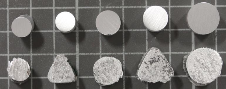 1µm-es posztón, végül a minták lemosása, a szennyeződések eltávolítása.