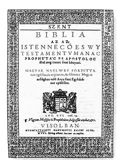 15. L epoca della riforma protestante in Ungheria (breve) Presentare, in base alle fonti e alle nozioni acquisite, gli effetti culturali della riforma protestante in Ungheria!