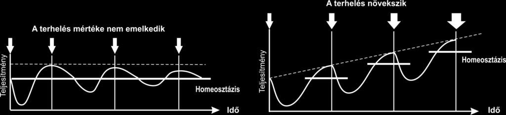 Azonos terhelés mellet a teljesítmény nem növekszik.