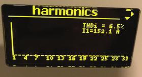 A teljes harmonikus torzítás értéke 6.5%-ra csökkent 31.8%-ról.