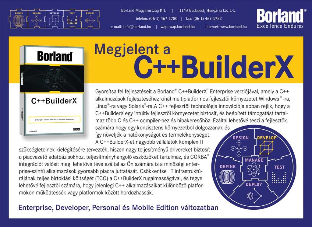 MAGAZIN» CÍMLAPSZTORI» HARDVER» SZOFTVER» KOMMUNIKÁCIÓ» GYAKORLAT» KIKAPCSOLÓDÁS 81 Hírek Eolas Kis cég, nagy vihar OpenOffice Release Candidate 3 Aranypróba 520 millió dollárt fizet a Microsoft egy