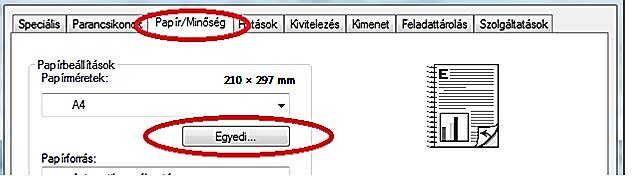 Itt megadhatjuk a megfelelő méretet.