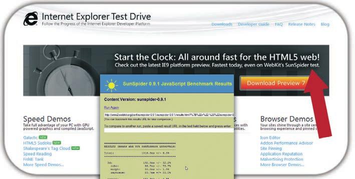 Az IE9 nyilvános tesztverziója bárki számára letölthető az ie.microsoft.com/testdrive címről és kipróbálható.