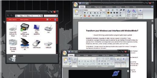 DVD-tartalom Shareware és egyéb programok WindowBlinds 7.