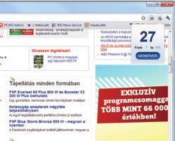 használatát, ám mégis majdnem annyi program érhető el hozzá, mint a Firefoxhoz.