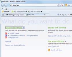 INTERNET EXPLORER Címlapsztori Ha érdekes magyar kiegészítőkkel szeretnénk megismerkedni, látogassunk el az addonverseny.hu/addon oldalra is.