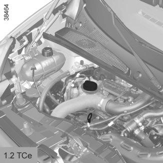 Csavarja le a zárósapkát 1; állítsa helyre az olajszintet (tájékoztató jelleggel: a 2 mérőpálca minimum és maximum szintje között motortól függően 1,5 liter olaj fér el); várjon 10 percet, amíg az