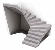 A rendszer lényeges előnye, hogy elhelyezése után a szerkezet azonnal használatba vehető. Alkalmazása gazdaságos, mivel a monolit lépcsőkkel ellentétben egyáltalán nincs szükség zsaluzásra.