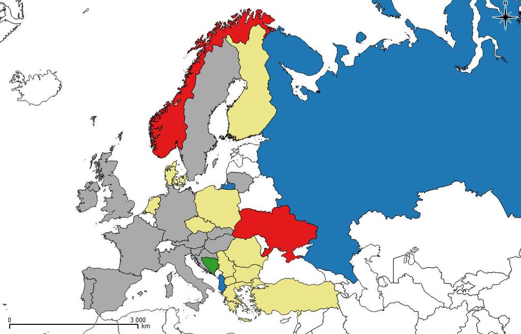 Bányászat GDP részaránya (%) Európában - 2015 15%< 10-15% 5-10% 1-5% 1% > 2014-hez képest Portugáliában, az Egyesült Királyságban, Hollandiában és