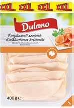 Leheletvékonyra szeletelt 999Ft 400 g, 1 kg = 2498 Ft 84% HÚS-