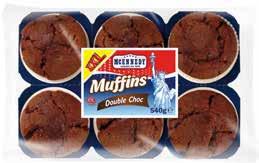 CSOKOLÁDÉ- DARABOS MUFFIN Natúr / kakaós 799Ft 540 g, 1 kg