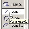 Ehhez az ALT billentyűt nyomva tartva kell a Fájl / Minden teljesen új parancsra kattintani. Vonal típusú eszközök Az ArchiCAD-ben többféle ilyen eszköz használható.
