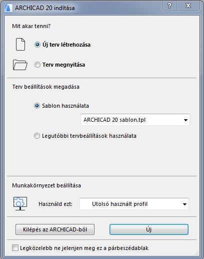 Az ArchiCAD-ről dióhéjban Az ArchiCAD a terv összes elemét egyetlen fájlban, az ún. tervfájlban tárolja.