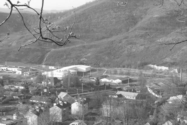 mához 20. sz. kép: vállalkozások az ipari területen viszonyítottan jelentős zöldfelület határolja.