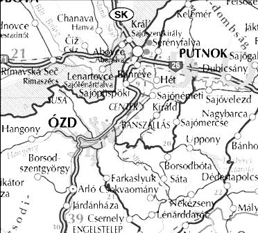 Az Eperjes dűlő végén az Ózd-Farkaslyuk közötti vasút töltése után az