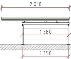 Automatizált rendszer működtetésekor egy szivattyú a vizet a megfelelő asztalcsoportokra pumpálja.