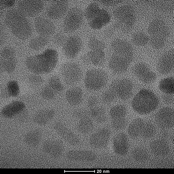 10. ábra: Az S7C jelű minta TEM képe. M=410kx A 9.