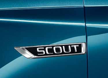 A szabadba vágyó KODIAQ-ot eggyel magasabb szintre emelve a - kizárólag 4x4 meghajtással elérhető - SCOUT változat izmosabb lett, hogy játszi