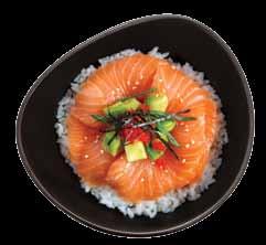 Japanese dishes SAKE DON... Lazac, avokádó, tobico, újhagyma, sushi rizs Salmon, avocado, tobico, spring onion, sushi rice 2.820 Ft SAKE and MAGURO DON.