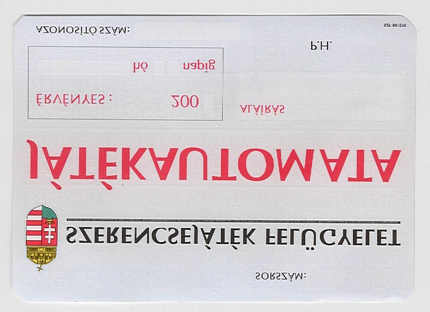 2000/48. szám M A G Y A R K Ö Z L Ö N Y 2839 5. számú melléklet a 21/2000. (V. 18.