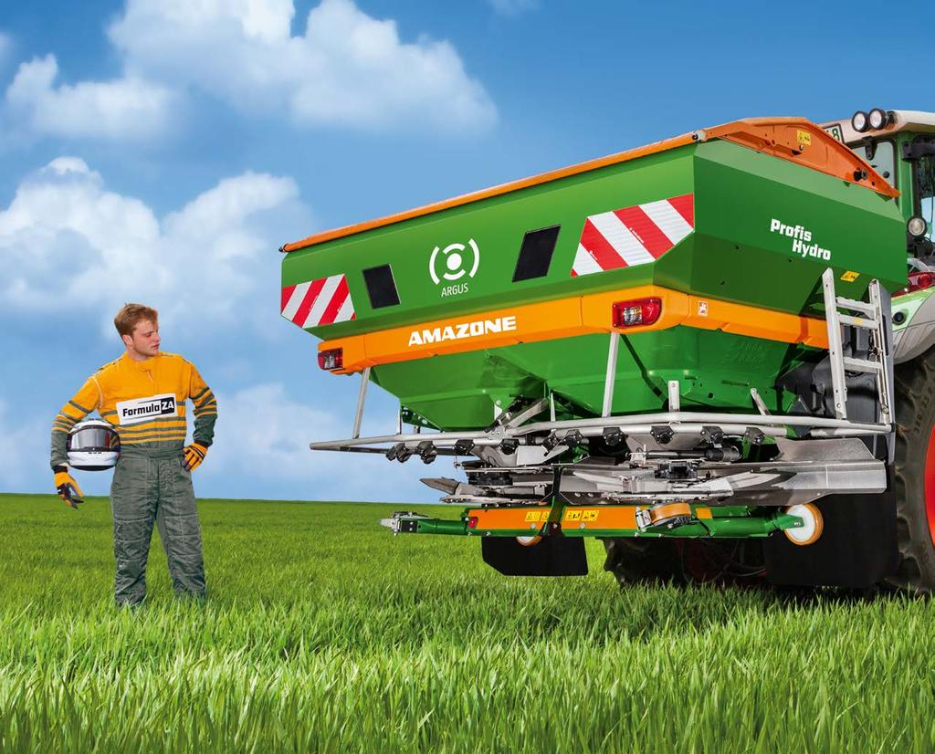 ZA-TS és ZG-TS ZA-TS függesztett műtrágyaszóró és ZG-TS vontatott műtrágyaszóró Nagyteljesítményű AMAZONE műtrágyaszórók SPEED spreading Eltérő