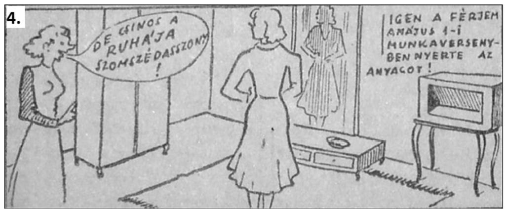 5. Propagandakép az 1950-es évekből Rendelje az állításokhoz a hozzájuk leginkább kapcsolódó forrást! Írja a táblázat soraiba a megfelelő forrás sorszámát!