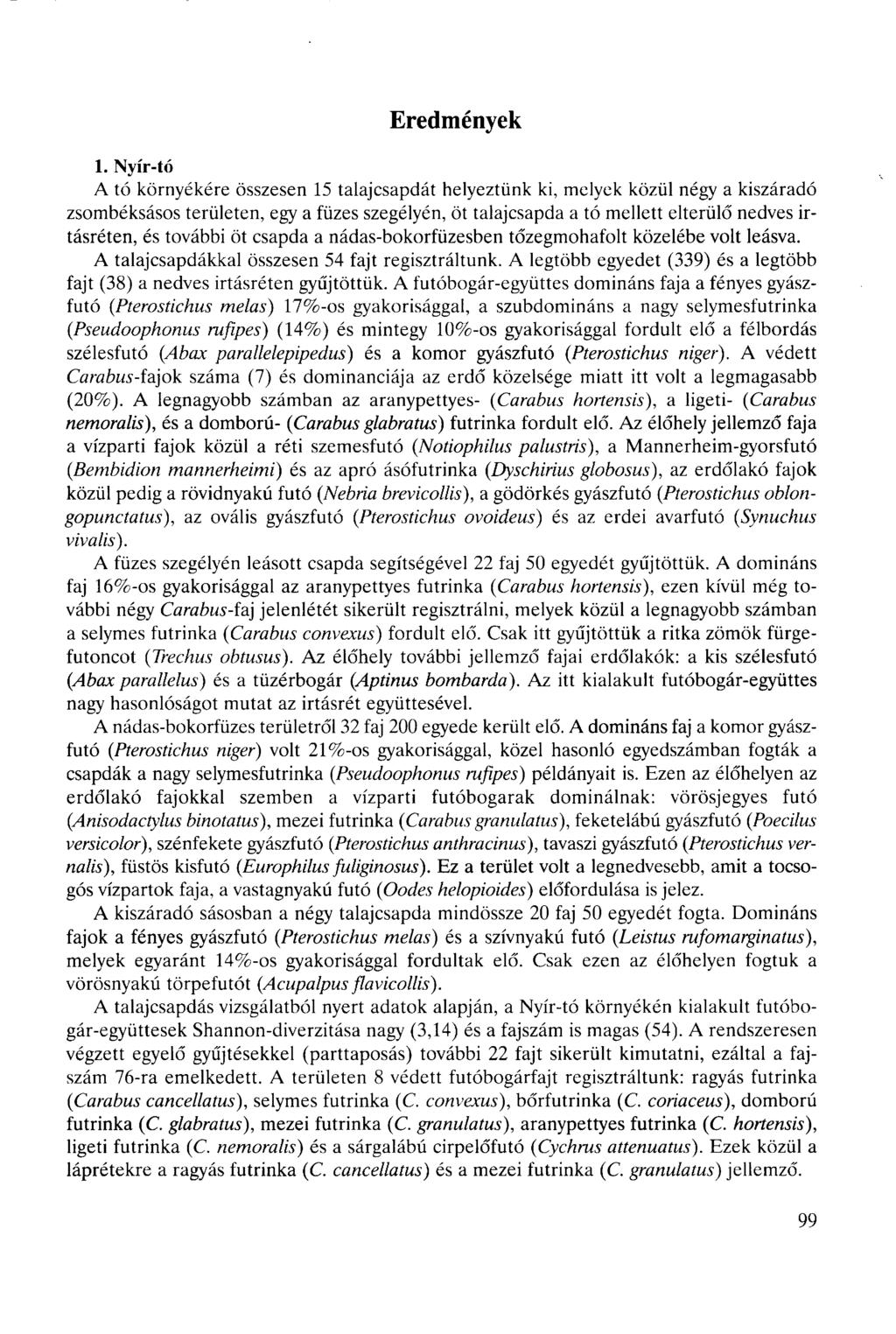 Eredmények 1.