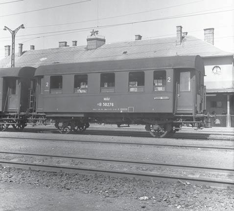 ábra: A Csehszlovákiától 1938-ban visszaszerzett B 50519 ex CSD 4-4387 ex C h 5084 1970-ben Fotó Mohay László Mohay Orsolya szívességéből Jóllehet a második világháborút megelőző években a MÁV a