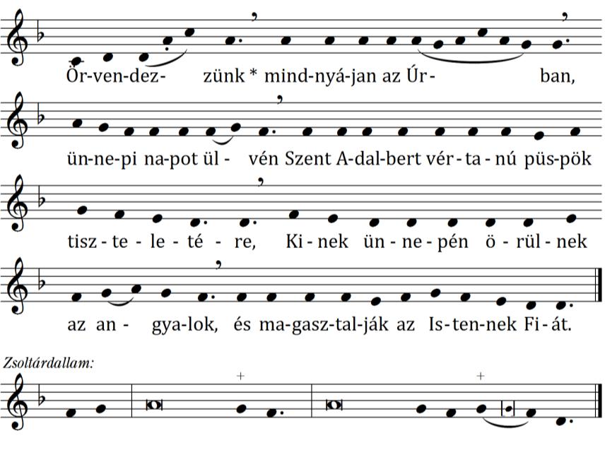 Gyülekező ének Részlet a 32. zsoltárból 1 Örvendezzetek, igazak az Úrban * az igazakhoz illik a dicséret.
