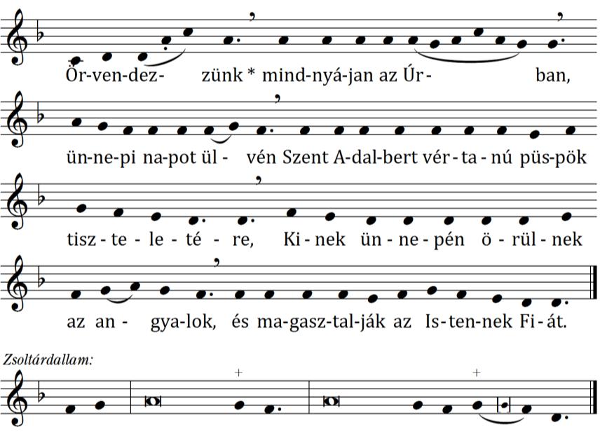 Gyülekező ének Részlet a 32. zsoltárból 1 Örvendezzetek, igazak az Úrban * az igazakhoz illik a dicséret.