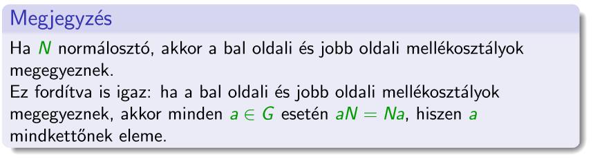 66. Definiáld a triviális/valódi normálosztó