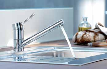 by Kludi SCOPE konyhai csaptelep tartós kerámiabetét flexibilis csőcsatlakozás csapnyílás furat ø: kivezetés: zuhanyfunkció: 32 mm elfordítható