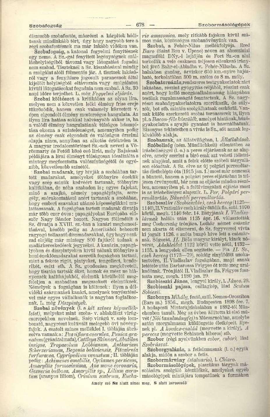Szobafogság 678 Szobormásológépek díszesebb szobafestés, másrészt a kárpitok hódítunak mindinkább tért, úgy hogy nagyobb tere a régi szobafestésnek ma már inkább vidéken van.