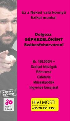 Kulturált környezet, egyműszakos munkarendben, a hosszú távú együttműködés lehetőségével várja jövőbeni munkatársait.