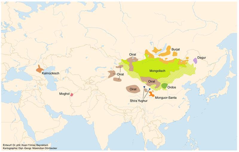 Mongol nyelvek (forrás: en.