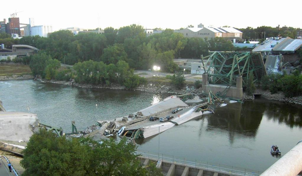 Minneapolis, I-35W Mississippi River bridge,