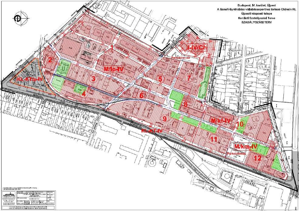 A Chinoin Újpesti központi telepére Budapest Főváros IV. kerület Újpest Önkormányzatának Képviselő-testülete 13/2005. (VI.04.