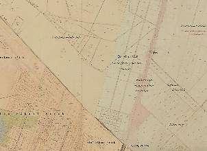 Újpest 1883-ban (forrás: mapire kataszteri térképek XIX.