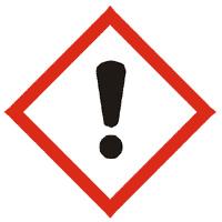 2.2 Címkézési elemek Címkézés (1272/2008/EK RENDELETE) Veszélyt jelző piktogramok : Figyelmeztetés : Figyelem figyelmeztető mondatok : H315 Bőrirritáló hatású. H319 Súlyos szemirritációt okoz.