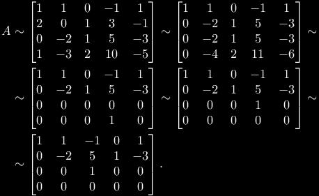 Vektorterek Példaként az 9.7. Tétel. Minden mátrix elemi sor/oszlop átalakításokkal lépcsős (és így trapéz) alakúra hozható. Bizonyítás.