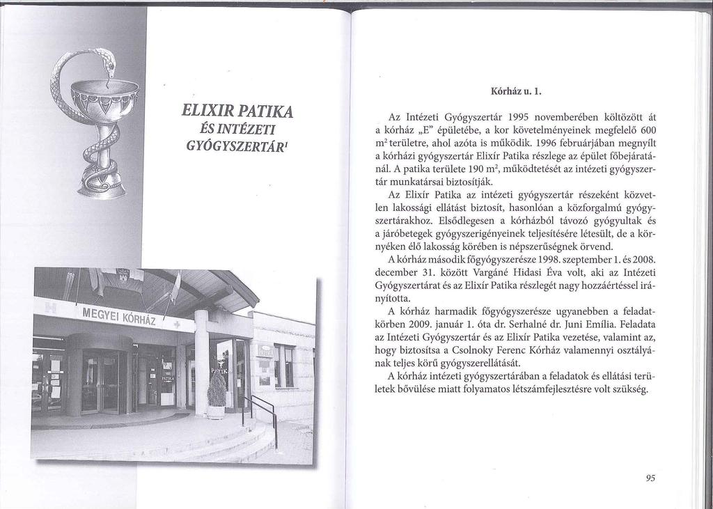 ELIXIR PATIKA ÉS INTÉZETI GYÓGYSZERTÁR 1 r-n A li
