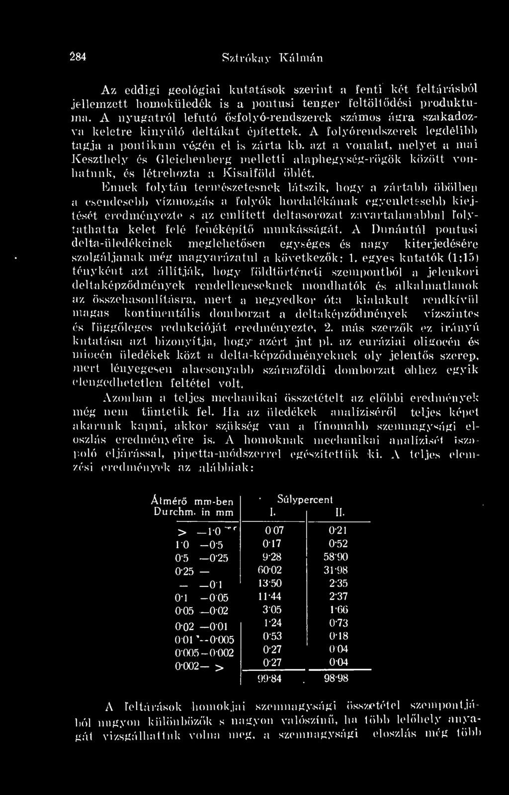 azt a vonalat, melyet a mai Keszthely és Gleichenberg melletti alaphegység-rögök között vonhatunk, és létrehozta a Kisalföld öblét.