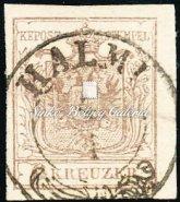 1850. Könyvnyomat, Pesth/Abends 31. tétel Kikiáltási ár: 2.000 Ft 1850. Könyvnyomat, 30 db bélyeg 30. tétel kivágás 1850.