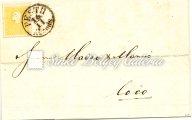 2 lebélyegzés, RO, 100 Gp, az arcképen a fül alatt festék folt. / Typography with embossed printing, on letter piece, 3x5 krajcár value, type II.
