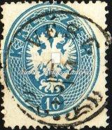 / Typography with embossed printing, on letter piece, 3 krajcár value, green color, Pesth cancellation, with 14 perforation. Kikiáltási ár: 1.