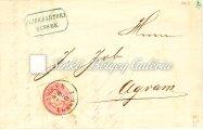 74-99 83. tétel 1863. Távolsági levél, Sissek/Banhof-Agram 84. tétel 1864.