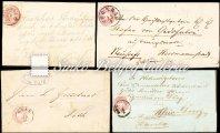 / Typography with embossed printing, 18 pieces with Hungarian cancellation. Kikiáltási ár: 7.000 Ft 1864.
